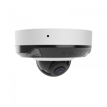 Ajax DomeCam Mini 8MP 2.8mm  Telecamera IP AI Smart Bianco 133273.14.WH1