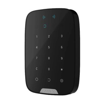 Klawiatura bezprzewodowa AJAX Keypad Plus z obsługą dotykową, kart zbliżeniowych i breloków - 38252