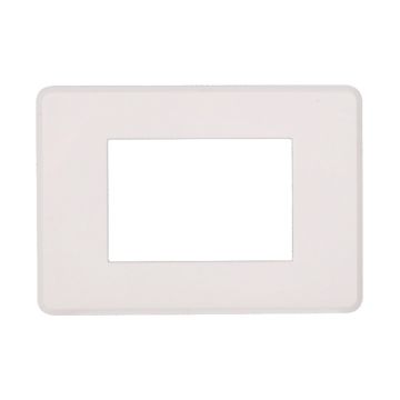 ETTROIT AN87301 Slim Thin Plate 3P Moon Series White Color Compatible with Bticino Axolute Air