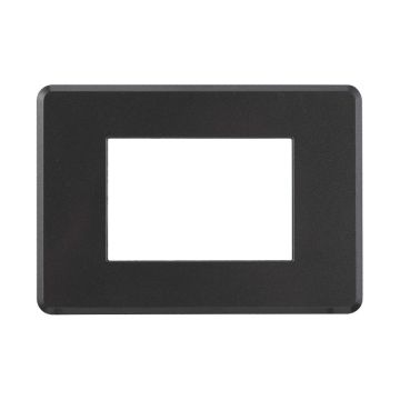 ETTROIT AN87307 Slim Thin 3P Plate Dark Steel Color Compatible With Bticino Axolute Air