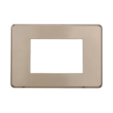 ETTROIT AN87308 Slim Thin Plate 3P Moon Series Titanium Compatible with Bticino Axolute Air