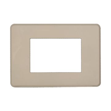 ETTROIT AN87309 Plaque fine 3P Moon Series Couleur sable compatible avec Bticino Axolute Air