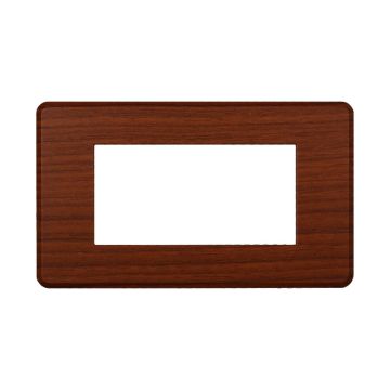 ETTROIT AN87403 Plaque fine 4P couleur bruyère Compatible avec Bticino Axolute Air