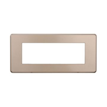 ETTROIT AN87610 Slim Thin Plate 6P Bronze color Compatible with Bticino Axolute Air