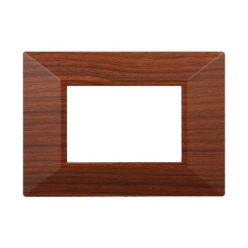 ETTROIT AN90303 Plaque Pyramide 3P Série MOON Couleur Briar Compatible avec Bticino Axolute