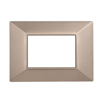 ETTROIT AN90310 3P Pyramidenplatte Serie MOON, Farbe Bronze, kompatibel mit Bticino Axolute