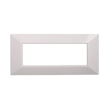 ETTROIT AN90601 6P Pyramid Plate White Color Compatible with Bticino Axolute