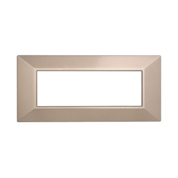 ETTROIT AN90610 6P Pyramid Plate Moon Series Bronze Color Compatible with Bticino Axolute