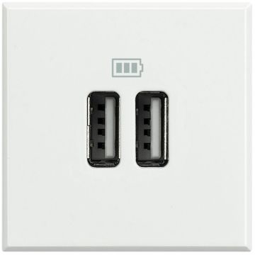 Bticino HD4285C2 USB-Ladegerät 5V 2p weiß - Axolute