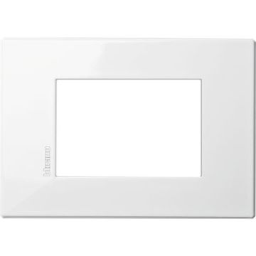 Bticino Axolute Air - Plaque blanche 3m HW4803HD 3 modules