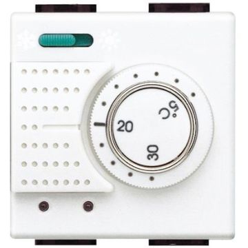 Bticino light - thermostat électronique chauffage / climatisation 230Vac N4442