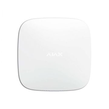Centre d&#39;alarme AJAX Hub 2 GPRS ASP avec prise en charge de la photo-vérification d&#39;alarme (2xSIM 2G, Ethernet) LAN 868MHZ