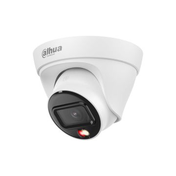 Dahua Telecamera IP Mini Dome 2 MP Full-Color Esterno/Interno ottica fissa 2.8mm IPC-HDW1239T1P-A-IL-0280B-S6