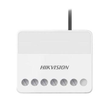 Módulo de relé inalámbrico Hikvision AX PRO DS-PM1-O1L-WE, cifrado AES-128 de 868 MHz, control remoto multifuncional para automatización del hogar