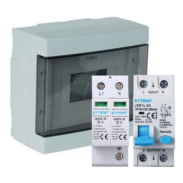 Einphasiges AC-Feldpanel 3 kW leichte Photovoltaikanlage mit 8 wasserdichten IP40-Modulen