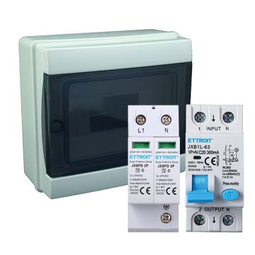 Einphasiges AC-Feldpanel 3 kW leichte Photovoltaikanlage mit 8 wasserdichten IP65-Modulen