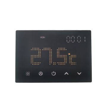 ETTROIT Smart Wi-Fi Tuya Chronothermostat Wbudowany termostat 230V Box 503 Ekran dotykowy Czarny – SKU ETWF4302