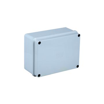 Sealed junction box rectangular and lid with screws 120x80x50mm with smooth walls IP56 FAEG - FG13514