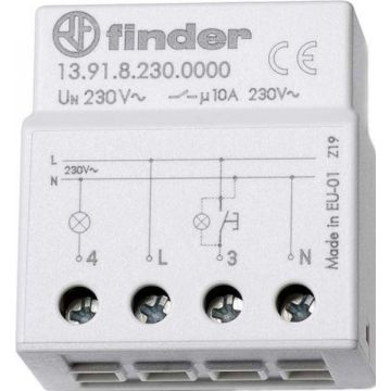 FINDER 13.91 Relè ad impulsi elettronico Tipo 139182300000 230 V, 1 contatto, 10 A - Serie 13 Finder