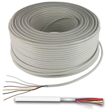 FROHR Cable Alarma 2X0.50+10X0.22+T+S 100MT