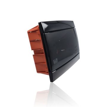 GEWISS Centralino da Incasso 8 Moduli Nero Toner GW40225TN