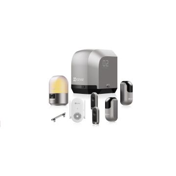 EZVIZ HG2 600 PRO Kit cancello scorrevole smart 600 kg con telecamera integrata, allarme, controllo remoto cloud