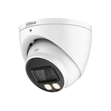 Dahua HAC-HDW1200T-IL-A-S6 telecamera Eyeball dome hdcvi ibrida 4in1 2Mpx 2.8mm Smart Dual Light audio osd IP67