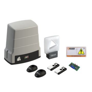 Kit motor puerta corredera 600kg alta velocidad sin escobillas BH30 ROGER KIT BH30/606/HS