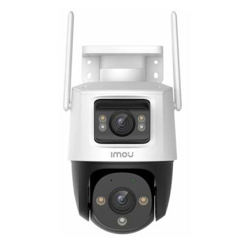IMOU IPC-S7XP-10M0WED Cruiser Doppia telecamera Wi-Fi da 10MP per esterni Doppio obiettivo 5MP+5MP Zoom digitale 8× Rilevamento AI di persone e veicoli Audio bidirezionale Deterrenza attiva IP66