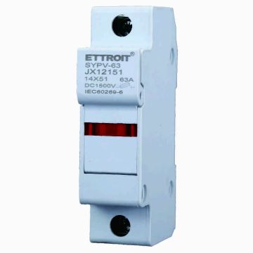 ETTROIT Zylindrischer Sicherungshaltersockel RT18-63 1P DIN 14 x 51 mm DC 1000 V JX12151