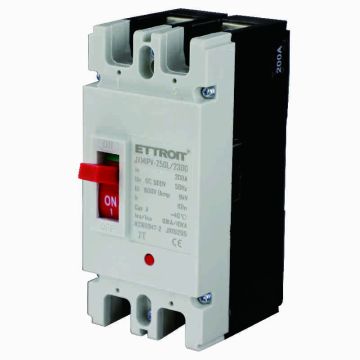 ETTROIT JX15295 MCCB MCB Disyuntor de caja moldeada 2P 200A DC 500V-10KA