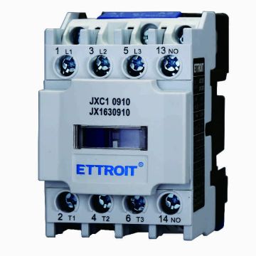 ETTROIT JX1630910 Contactor AC 24V 50/60Hz Bobina 3P 3 polos Normalmente abierto Ie 9A Ue 380V
