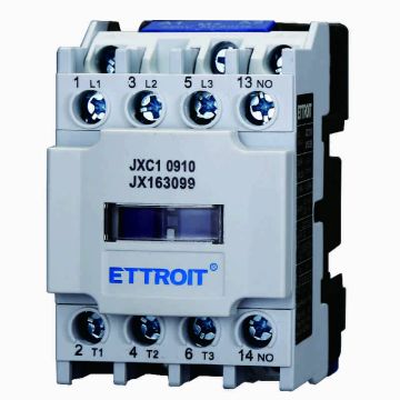 ETTROIT JX163099 JXC1 Contactor AC 220V 50/60Hz Bobina 3P 3 polos Normalmente abierto Ie 9A Ue 380V