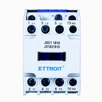 ETTROIT JX1631810 JXC1 Contactor trifásico AC 24V 50/60Hz Bobina 3P 3 polos Normalmente abierto Ie 18A Ue 380V