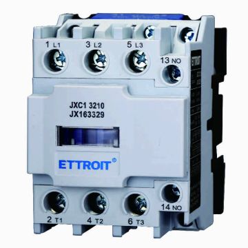 Contactor de CA ETTROIT JXC1 220 V 50/60 Hz Bobina 3P 3 polos Normalmente abierto Ie 32 A Ue 380 V - JX163329