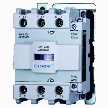 Contactor de CA ETTROIT JXC1 220 V 50/60 Hz Bobina 3P 3 polos Normalmente abierto Ie 40 A Ue 380 V - JX163409