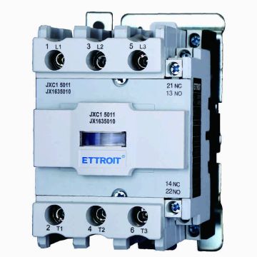 ETTROIT JX1635010 Contactor trifásico AC 24V 50/60Hz Bobina 3P 3 polos Normalmente abierto Ie 50A Ue 380V