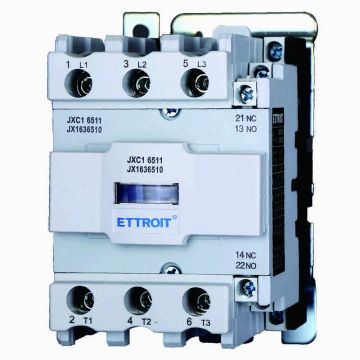 ETTROIT JX1636510 Contactor AC 24V 50/60Hz Bobina 3P 3 polos Normalmente abierto Ie 65A Ue 380V