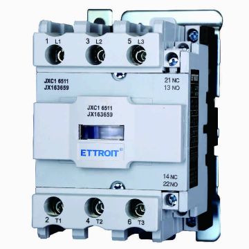 Contactor de CA ETTROIT JXC1 220 V 50/60 Hz Bobina 3P 3 polos Normalmente abierto Ie 65 A Ue 380 V - JX163659