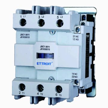 ETTROIT JX1638010 JXC1 Contactor AC 24V 50/60Hz Bobina 3P 3 polos Normalmente abierto Ie 80A Ue 380V
