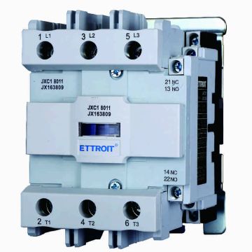 Contactor de CA ETTROIT JXC1 220 V 50/60 Hz Bobina 3P 3 polos Normalmente abierto Ie 80 A Ue 380 V - JX163809