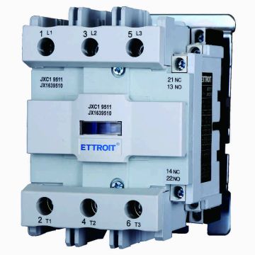 ETTROIT JX1639510 Contactor AC 24V 50/60Hz Bobina 3P 3 polos Normalmente abierto Ie 95A Ue 380V