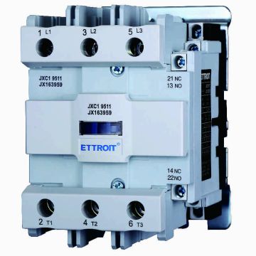 Contactor de CA ETTROIT JXC1 220 V 50/60 Hz Bobina 3P 3 polos Normalmente abierto Ie 95 A Ue 380 V JX163959