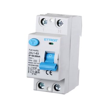 ETTROIT Interruttore Differenziale Puro 2P 16A 300mA 220V 6KA - JX321663
