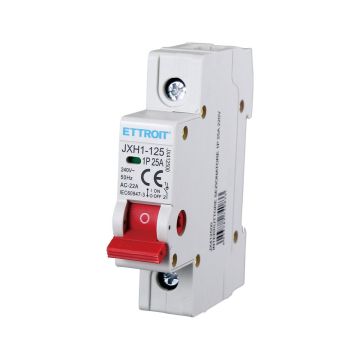 ETTROIT Interruttore Sezionatore 1P 25A 240VAC Guida DIN JX412500