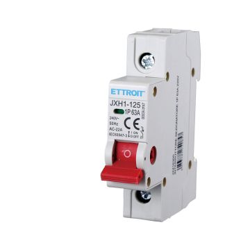 ETTROIT Interruttore Sezionatore 1P 63A 240VAC Guida DIN  - JX416300