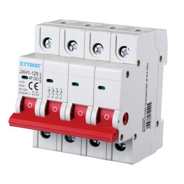 Interruttore sezionatore ETTROIT 4P 63A 380V guida DIN JX446300