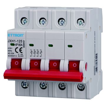 ETTROIT Interruttore Sezionatore DIN 4P 80A 415V - JX448000