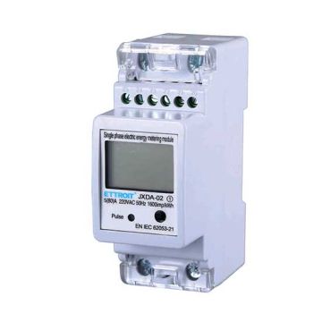 Single-phase electricity meter 220V 5-80A Occupies 2 modules DIN rail Ettroit JXDA-02