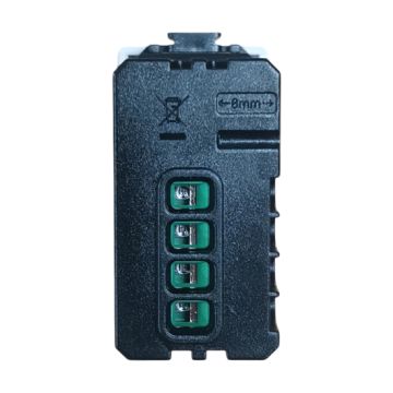 ETTROIT Pulsante saliscendi Smart ZigBee Tuya Tapparella 230V Bianco compatibile BTicino Living – SKU LBZB1202